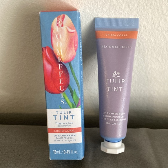 Bloomeffects Tulip Tint Lip & Cheek Balm in Crispa Coral | NIB | Bloom Effects - Picture 2 of 3
